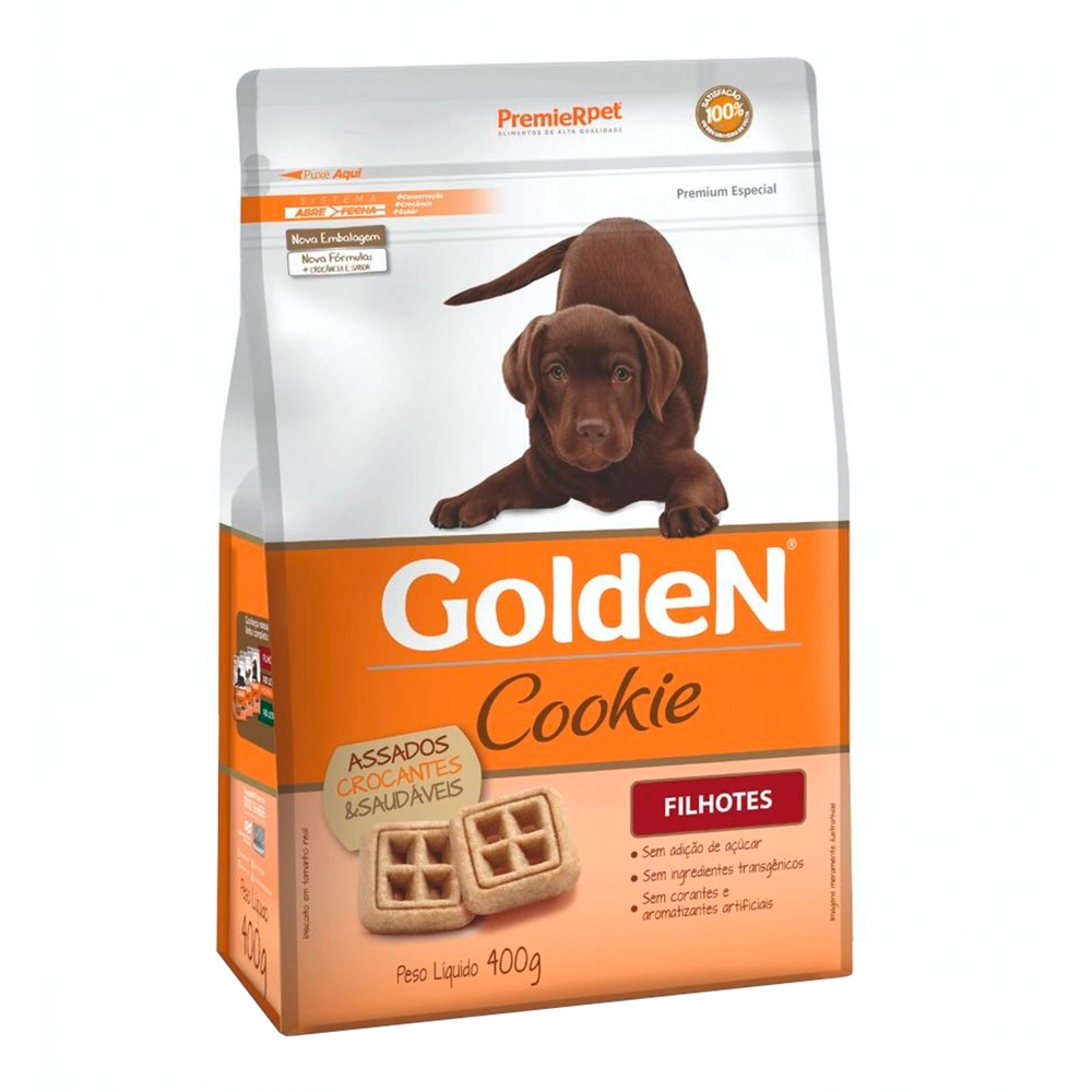 Golden Cookie Caes Filhote 400g
