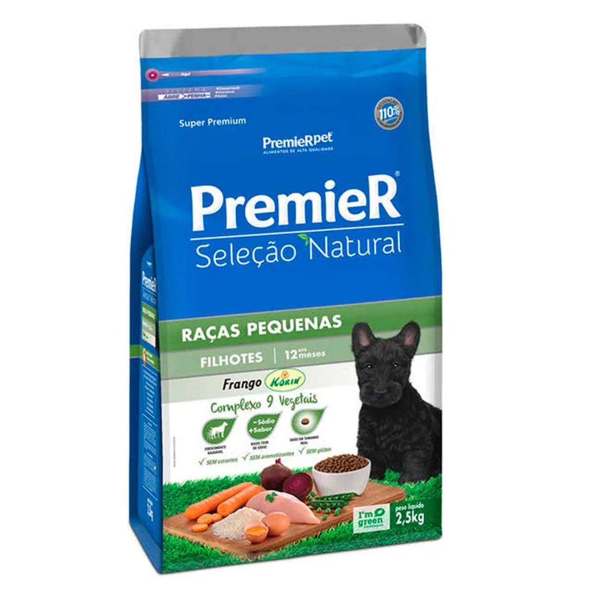 Premier Seleção Natural Filhote Racas Peq 2,5kg