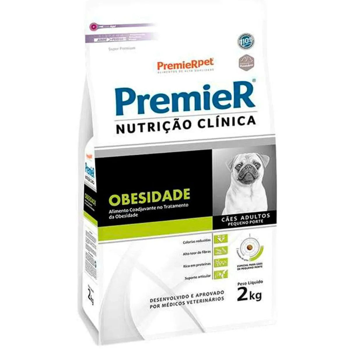Premier Nutrição Clinica Cães Obesidade Rac Peq 2kg 27169