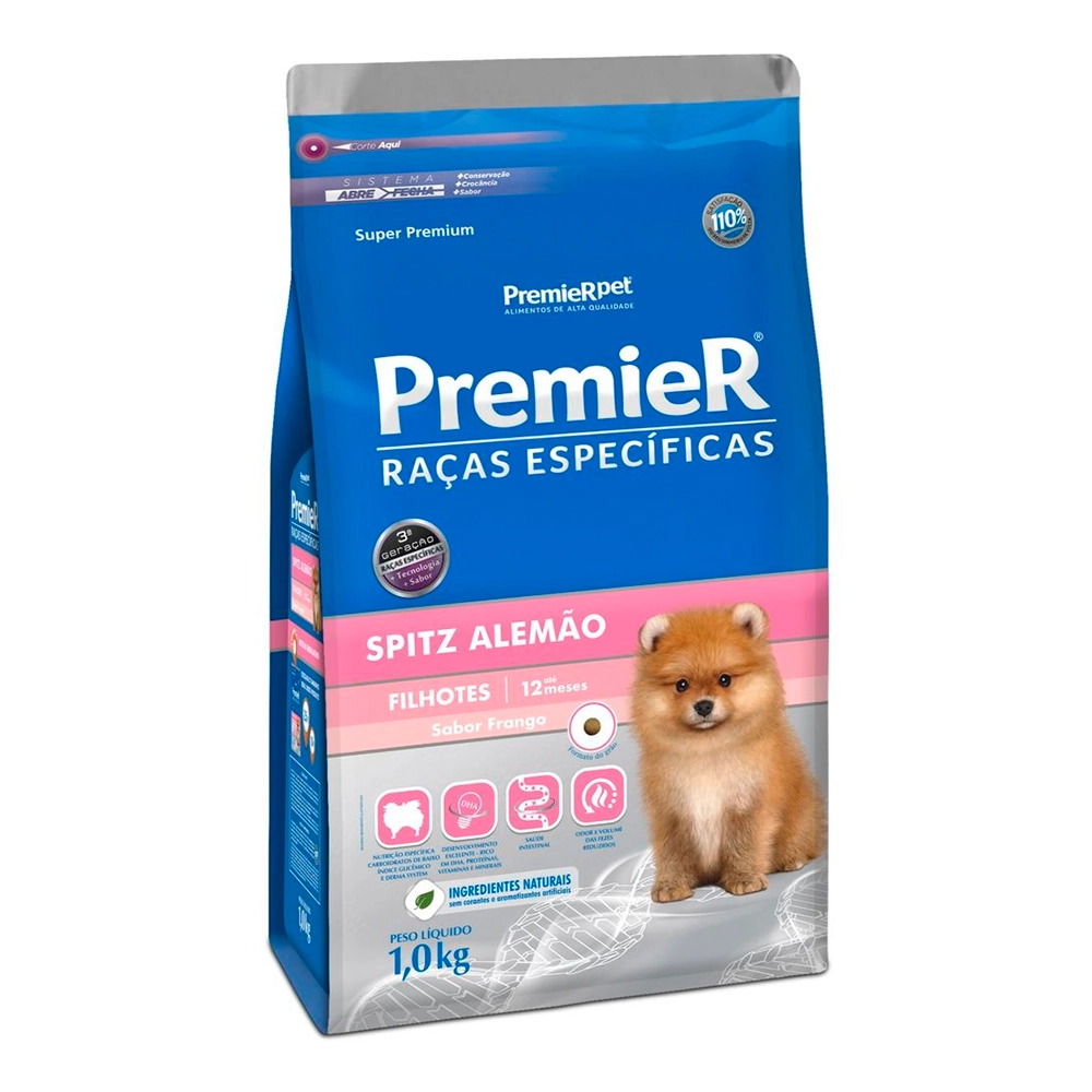 Ração Premier Raças Específicas Spitz Para Cães Filhotes