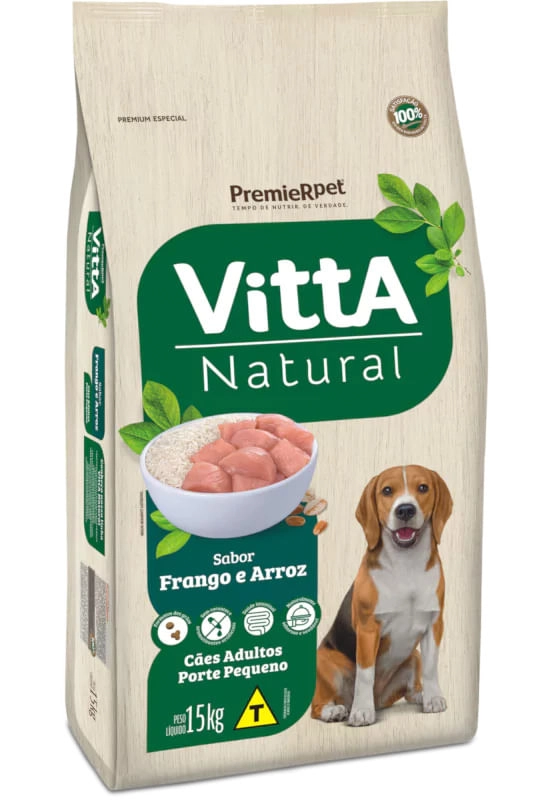 Vitta Natural Ad.racas Peq.fgo 15kg