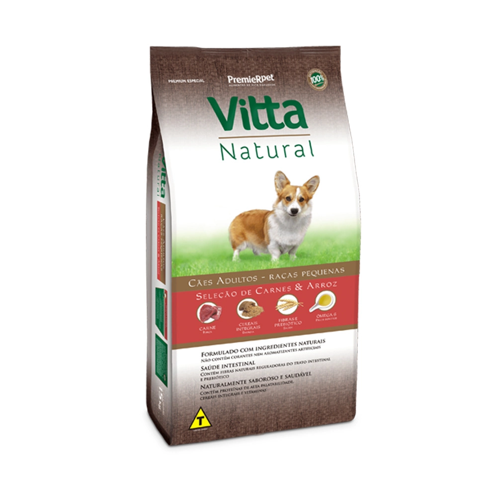 Al.caes Vitta Natural 15kg Ad.rp.carne