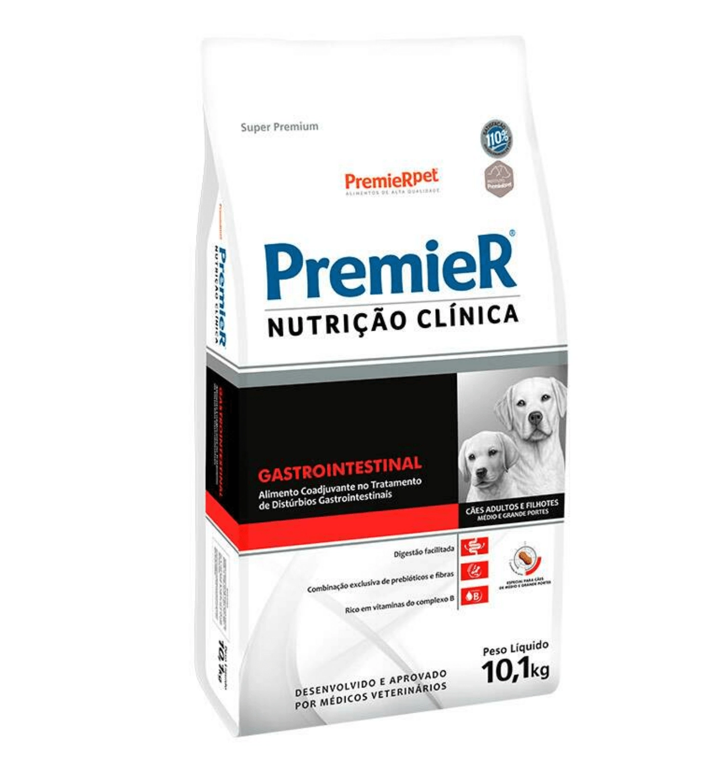 Ração Premier Nutrição Clínica Gastro Cães Méd e Grand