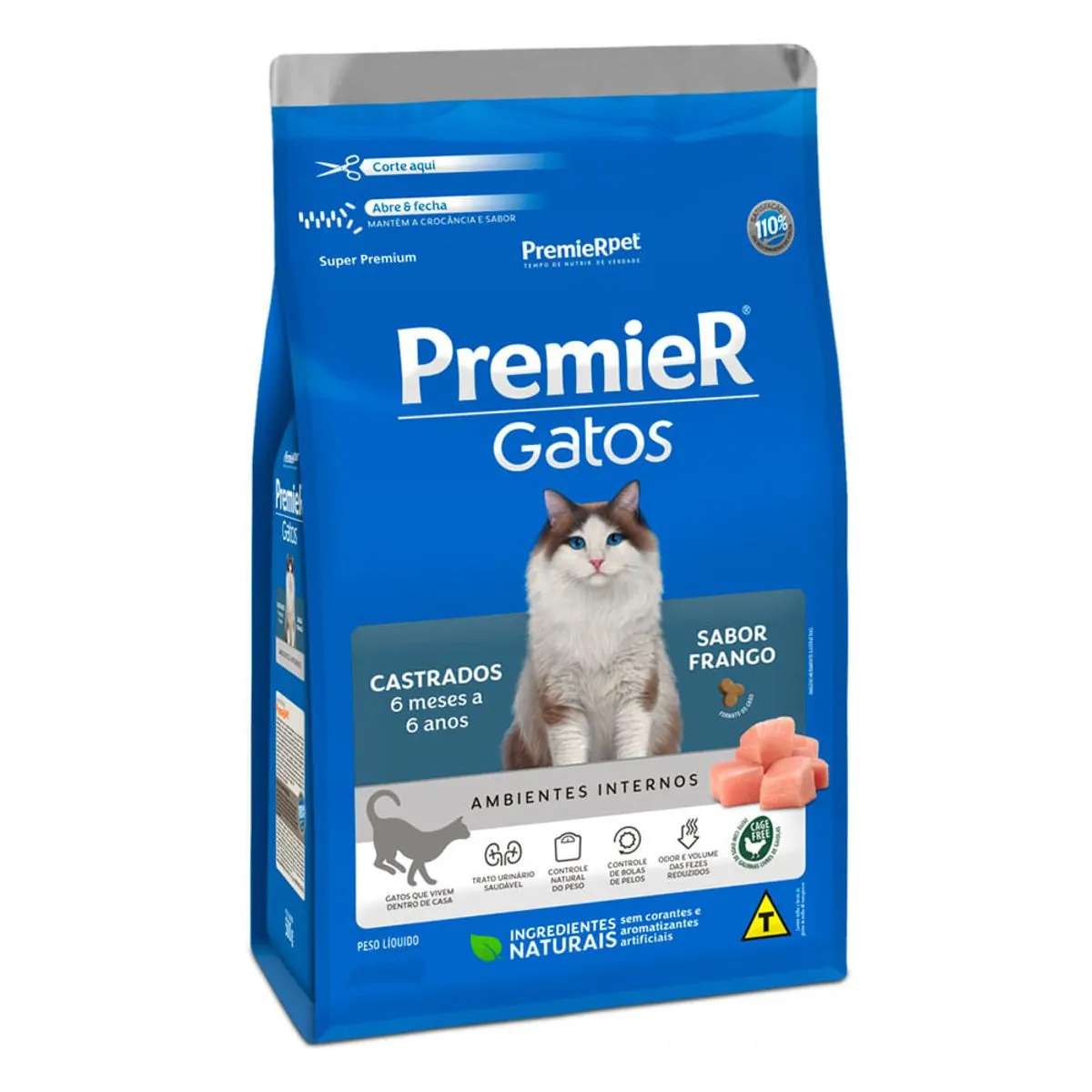 Pr A Int Gato Ad Castr Ate6 Frango 7.5kg