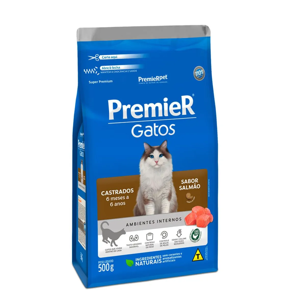 Premier Pet Gato Cast Ate 6 Anos Fr 500g