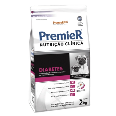 Premier Nutr Clin Caes Diabetes Peq Porte 10,1 Kg