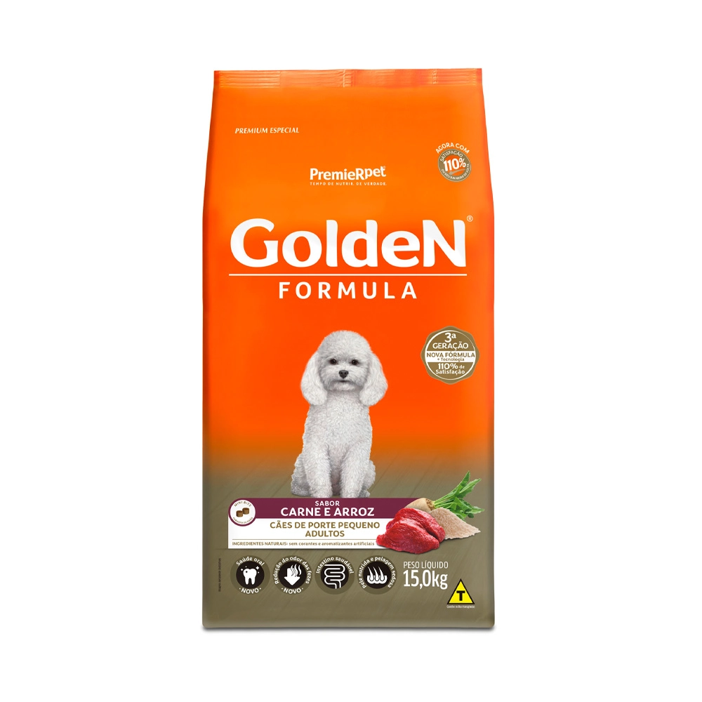 Golden Form Caes Ad Carne Mini Bits Pague 14 Leve 15 Kg