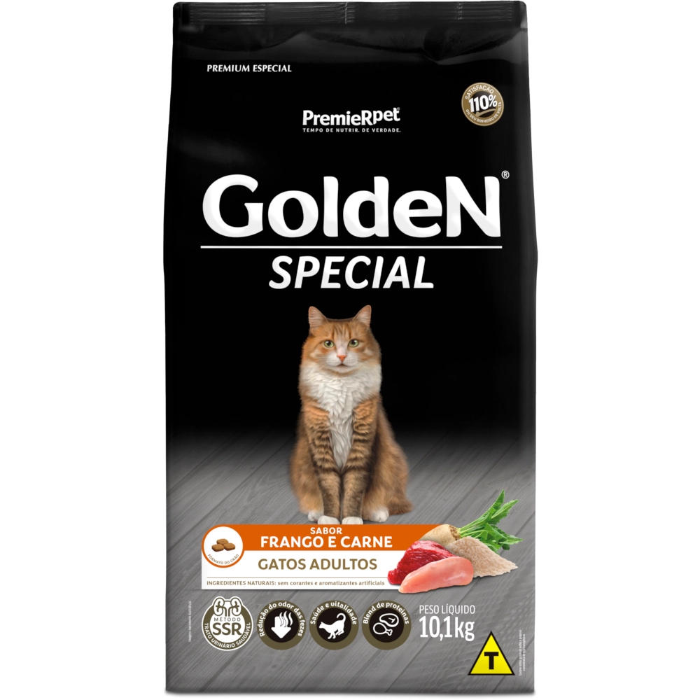 Golden Special Gatos Ad Frango E Carne 10,1kg