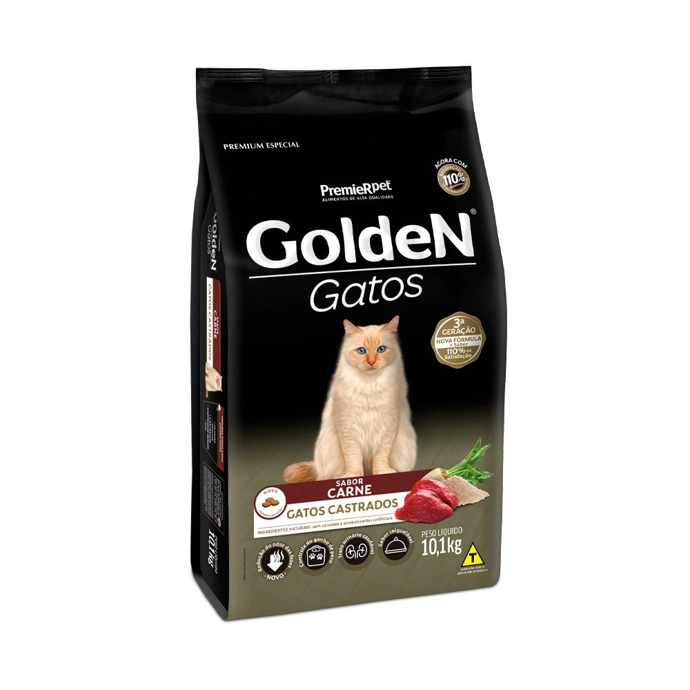 Golden Gato Adulto Castrado Carne Big 11,1kg