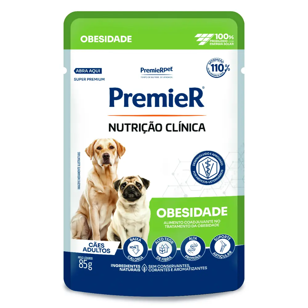 Premier Vet Sache Cao Adulto Obesidade 85gr302215