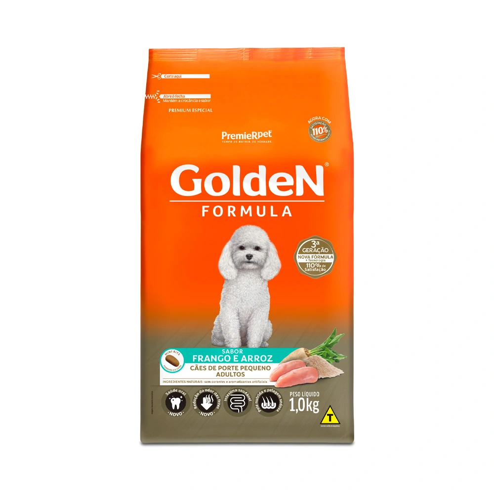Golden Adulto Frango Mini Bits 10,1kg Pague 14kg