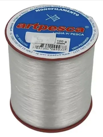 Linha Artpesca 0,20 Branca 100 Gr