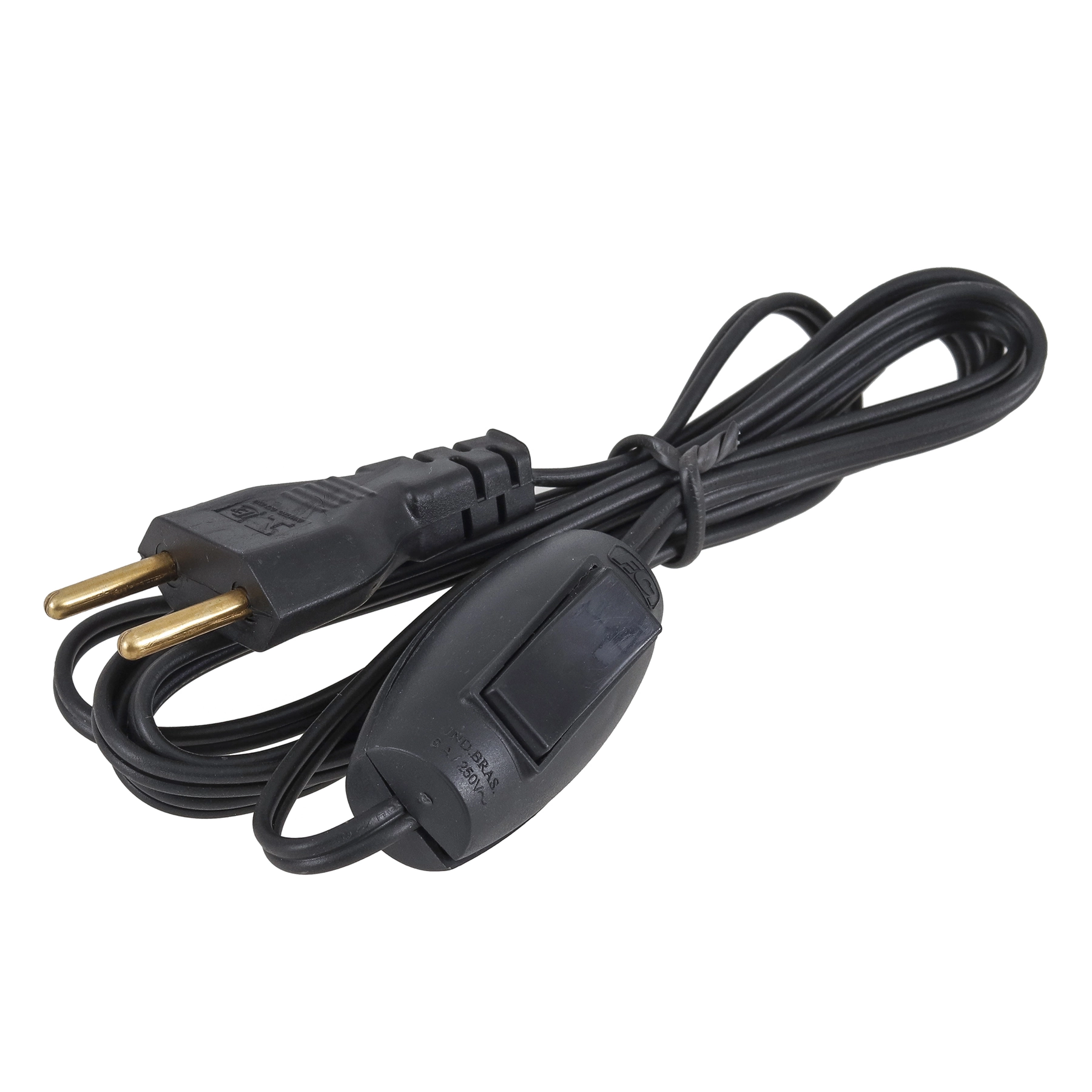 Fio Montado 2 Metros Preto Multi
