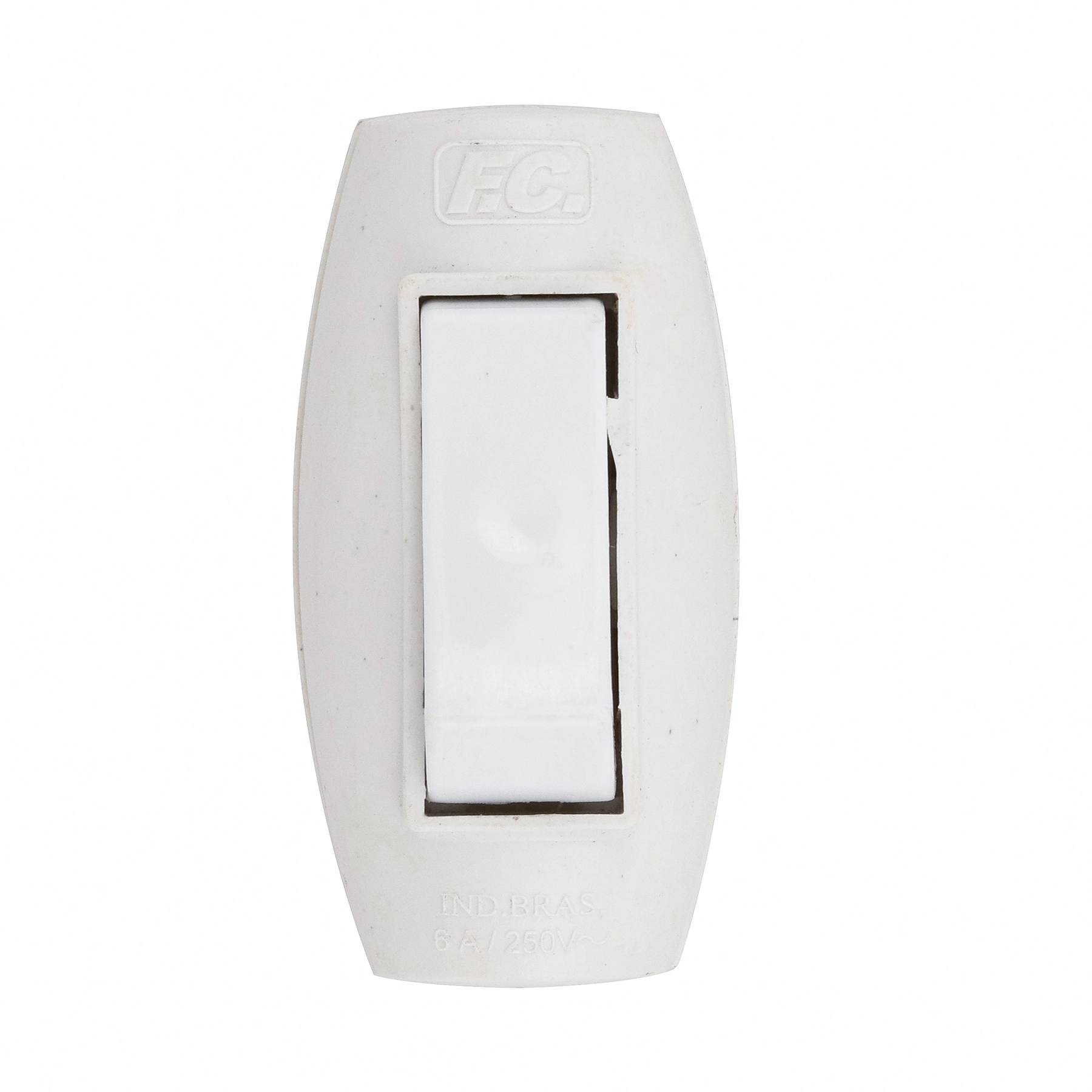 Interruptor para Meio de Cordão Branco Pera  Multi FC