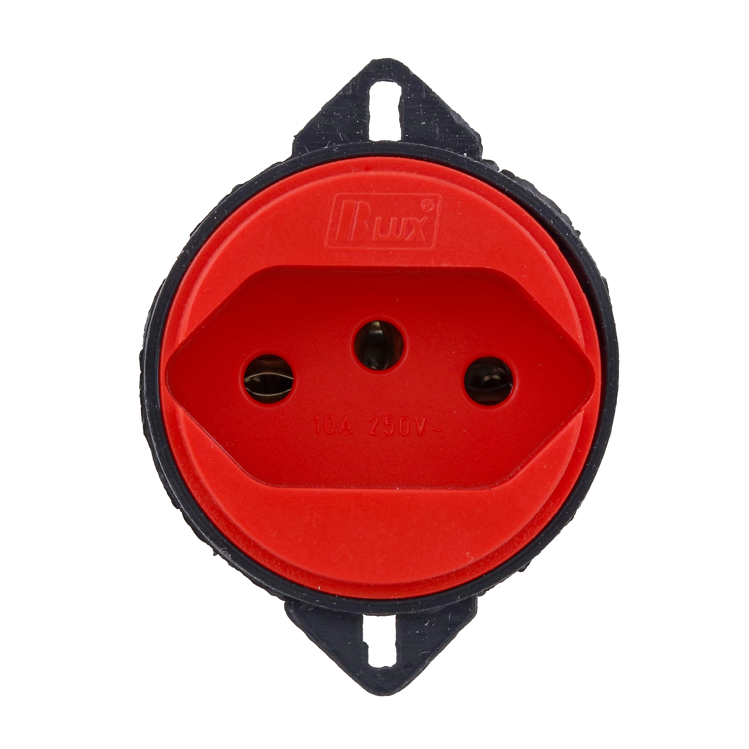 Módulo de Tomada para Piso 2P+T 10A Vermelho Multi FC