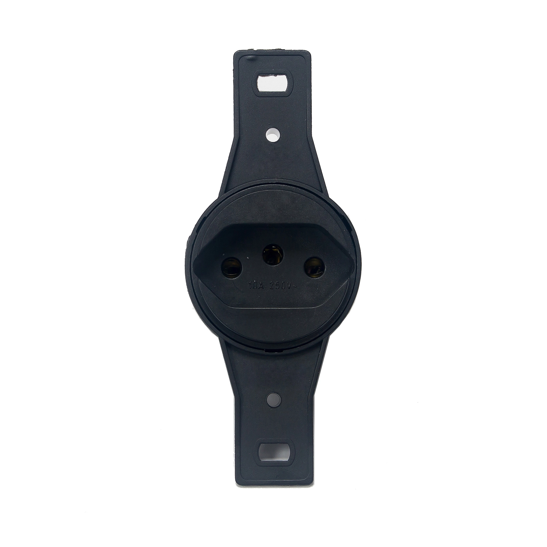 Módulo de Tomada para Condulete 2P+T 10A Preto Multi FC