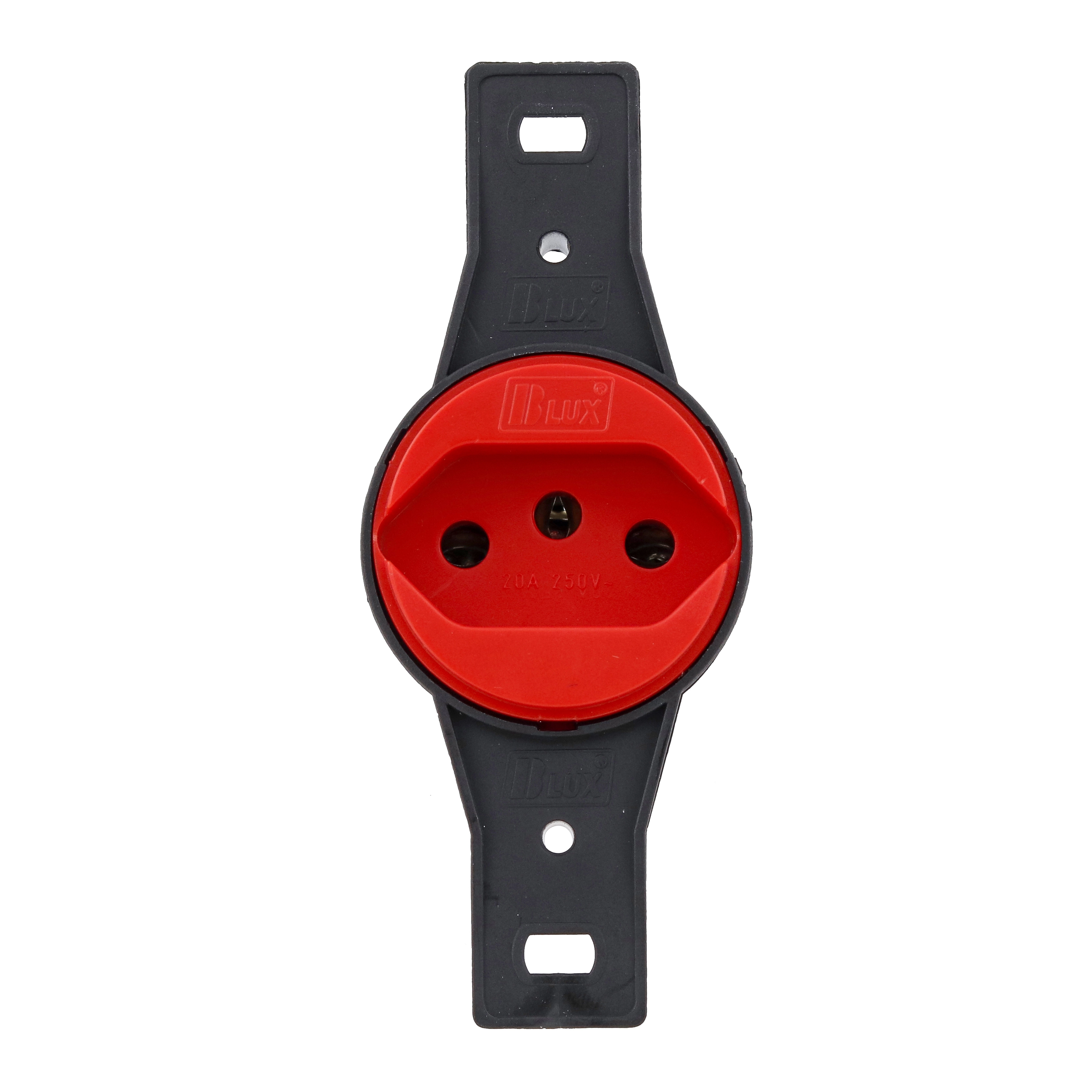 Módulo de Tomada para Condulete 2P+T 20A Vermelho Multi FC