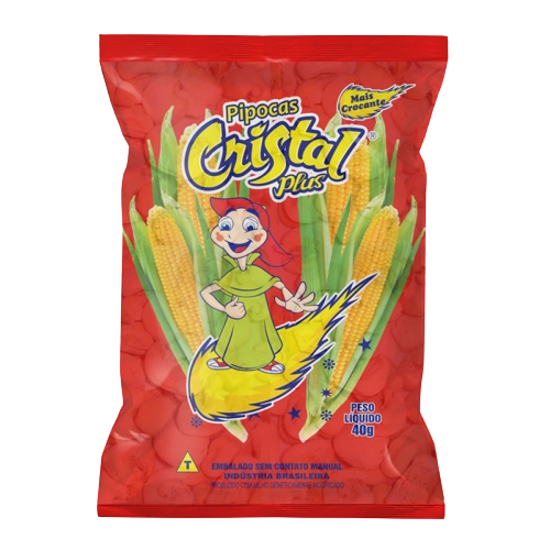 Pipoca Doce Cristal 40g