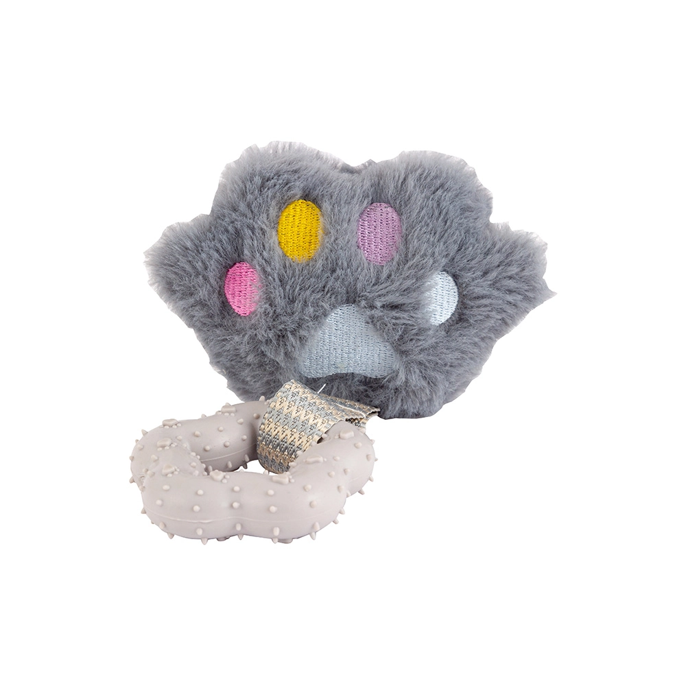 Brinquedo Home Pet Pelucia Patinhas Cinza