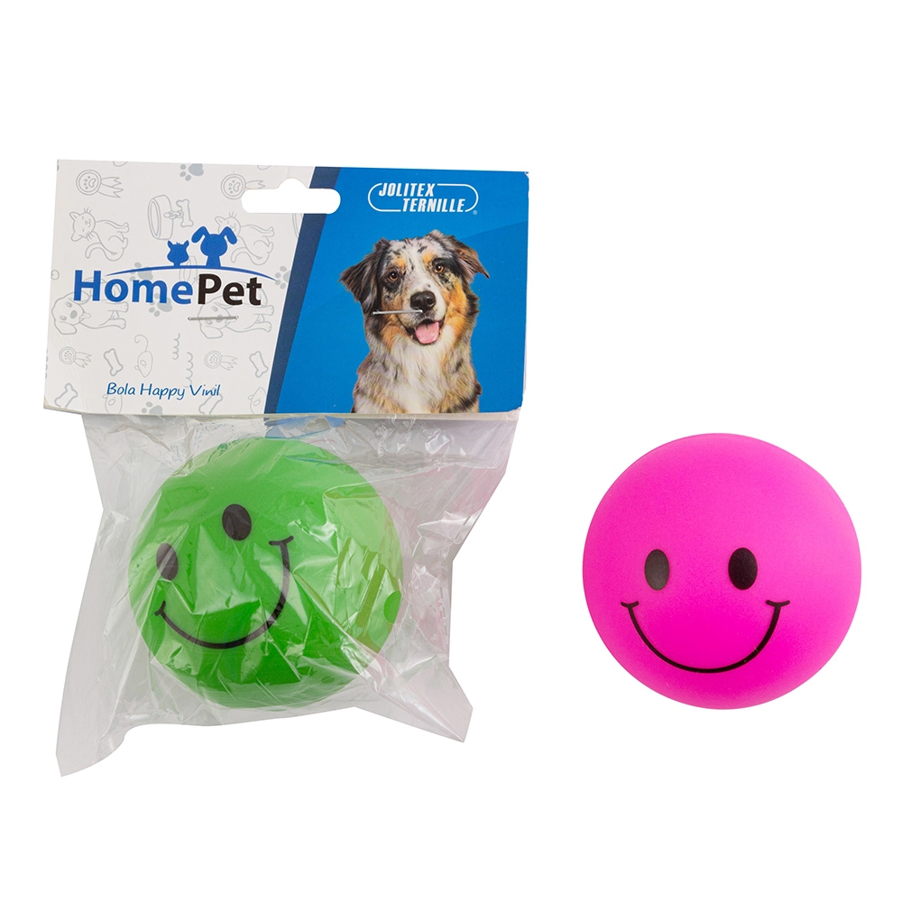 Brinquedo Home Pet Bola Happy Vinil
