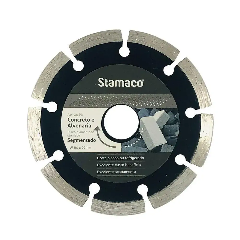 Disco Diamantado Stamaco Segmentado 110mm 110mm