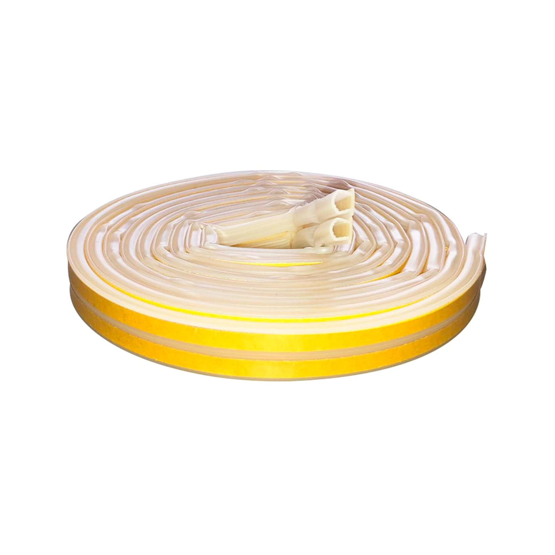 Veda Fresta Adesivo "D" Transparente 500cm para Vão 7mm