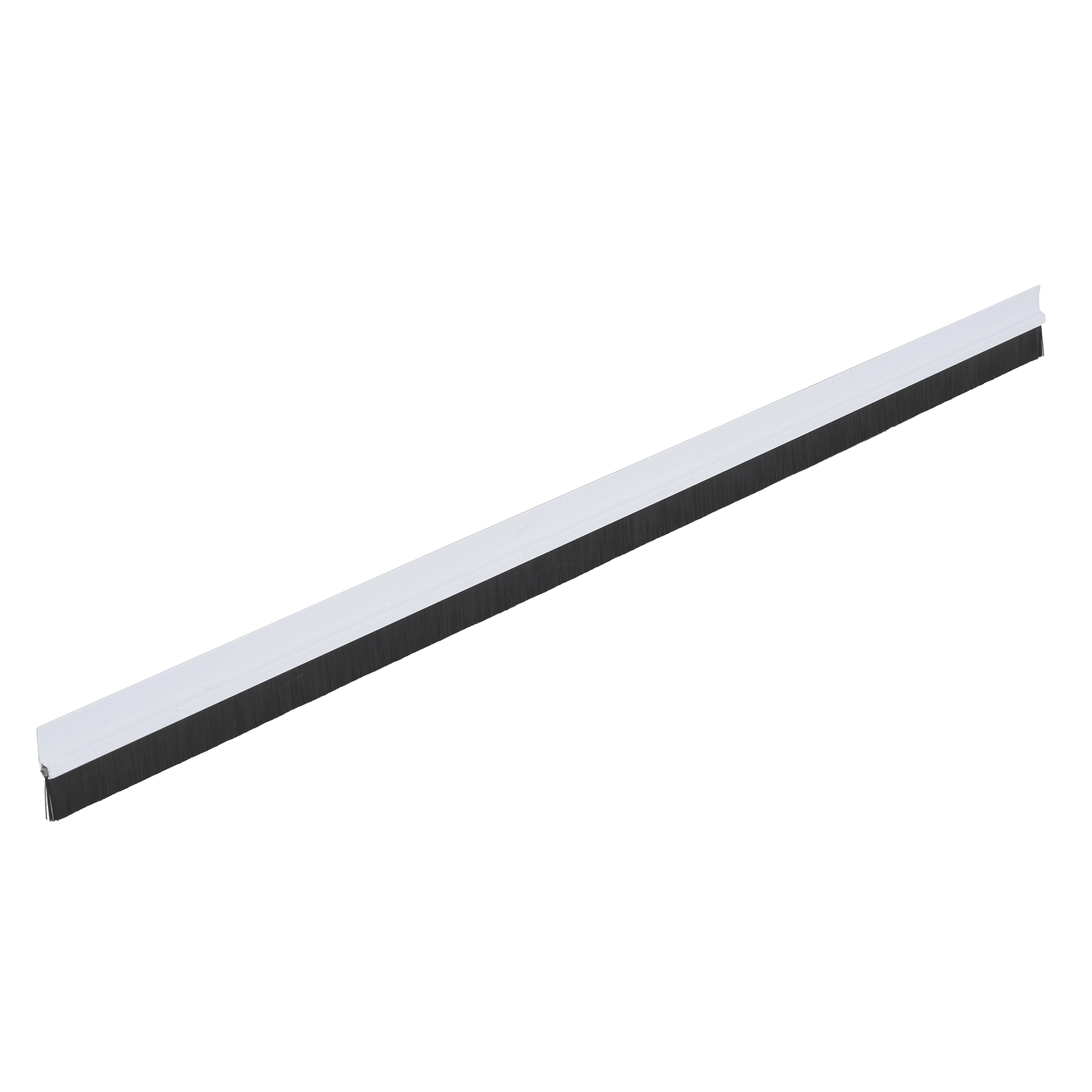 Veda Porta Adesivo "Escova" PVC Branco 80cm Stamaco