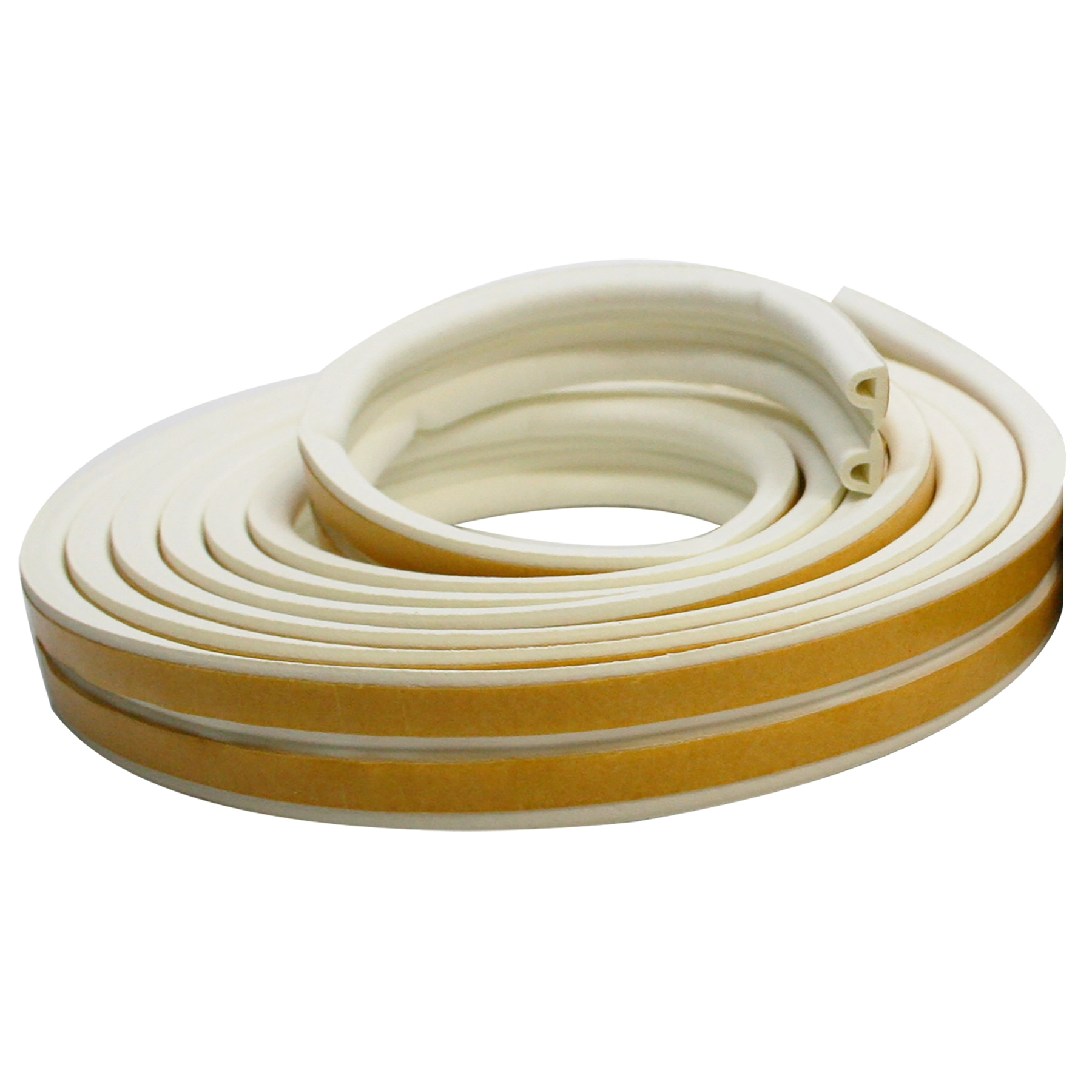 Veda Fresta Adesivo "P" Branco 500cm para Vão 5mm