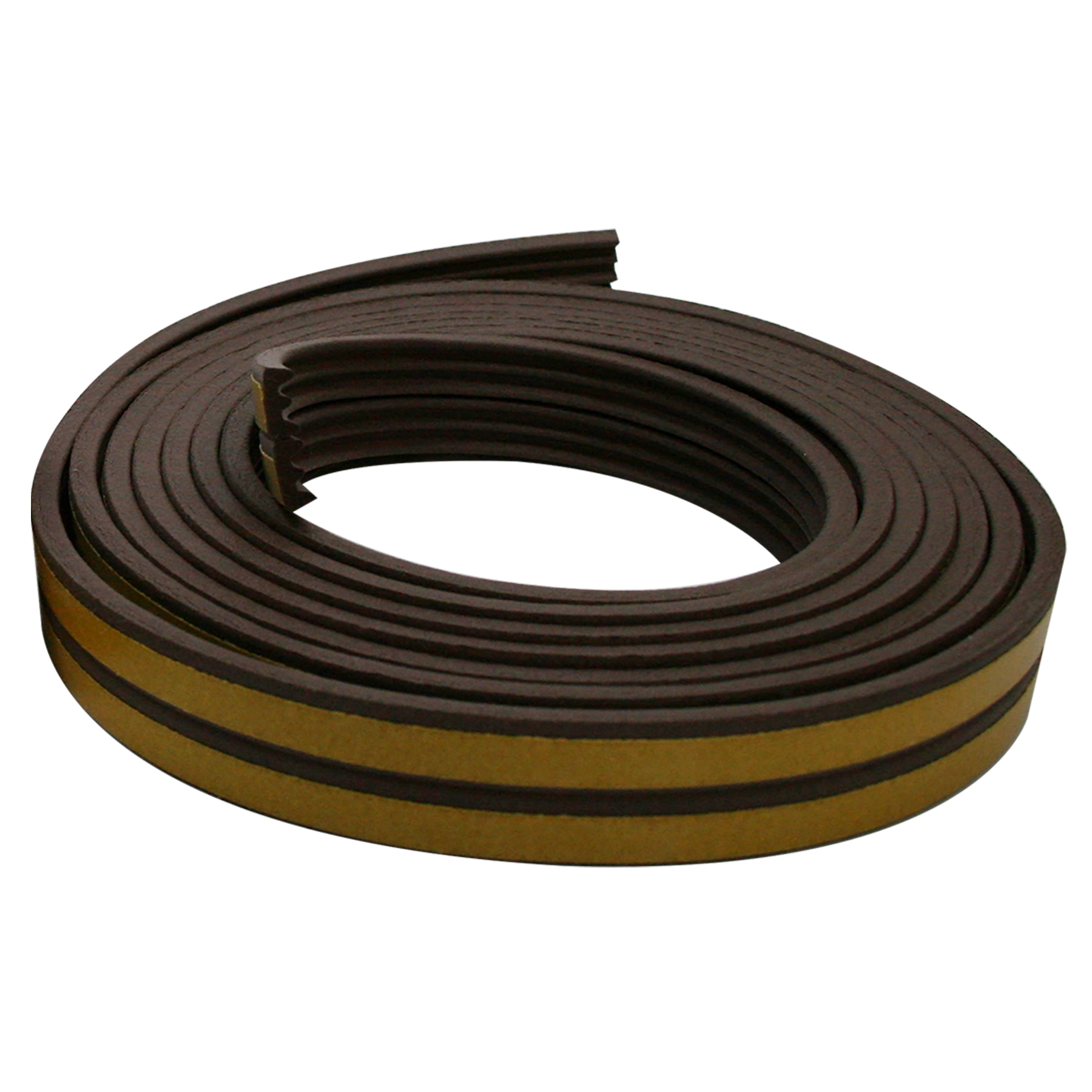 Veda Fresta Adesivo "E" Marrom 500cm para Vão 4mm