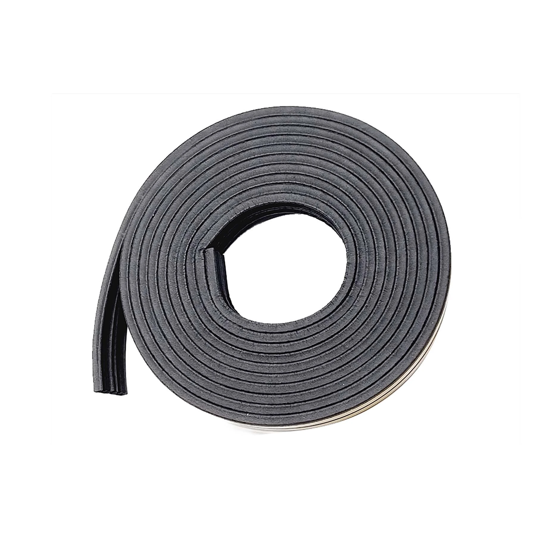 Veda Fresta Adesivo "E" Preto 600cm para Vão 4mm