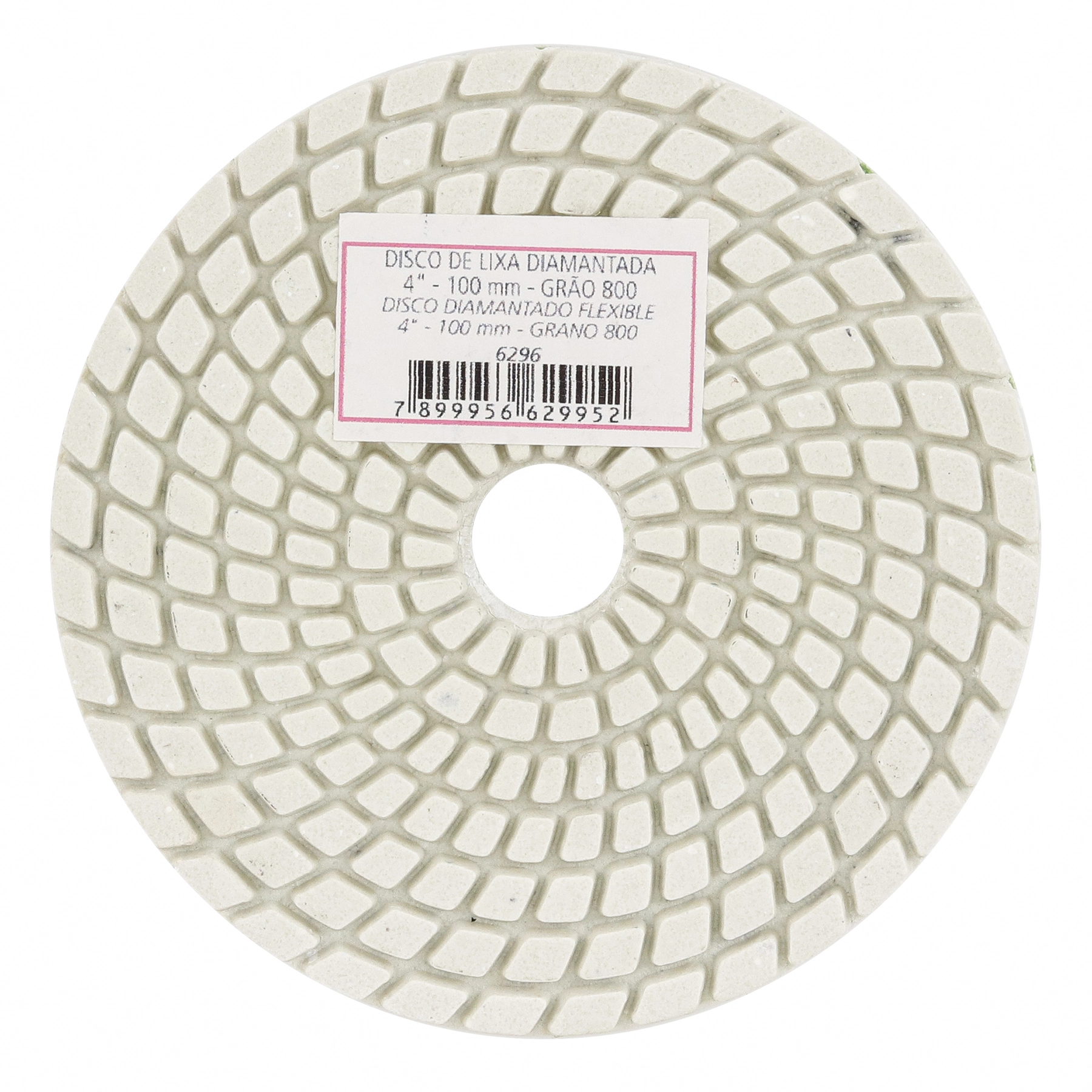 Disco de Lixa para Mármore Grão 800 100mm 4 " 1 unidade G800 Stamaco