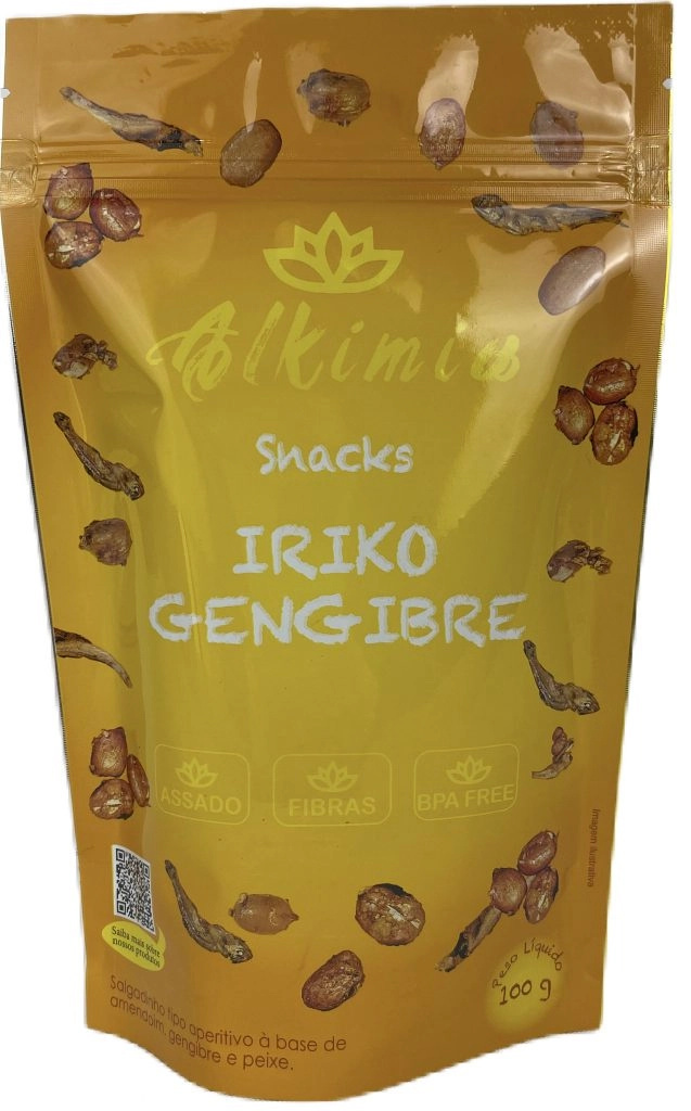 Snack Iriko Gengibre Alkimia 100g