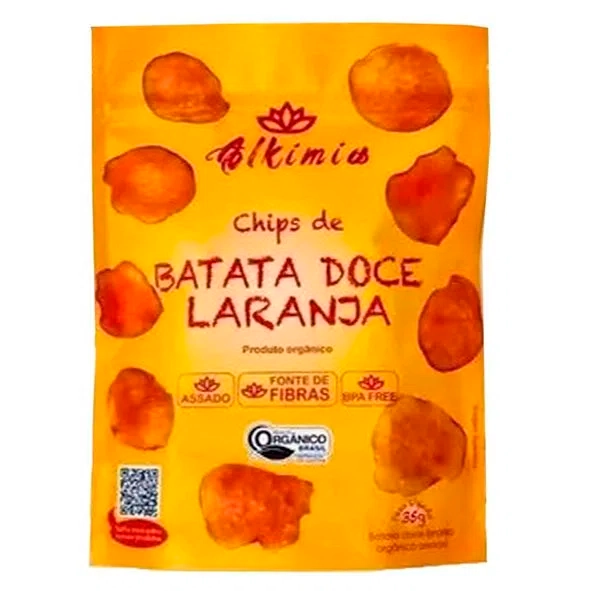 Chips Org Bat Doce C/lar Alkimia 35g