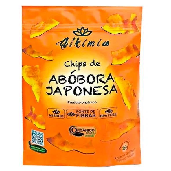 Chips Org Abobora Jap Alkimia 25g