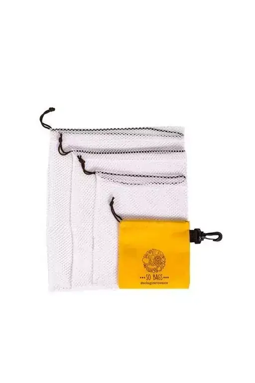 Kit 3 Peças para Compras + 1 Bag para Guardar o Kit So Bags