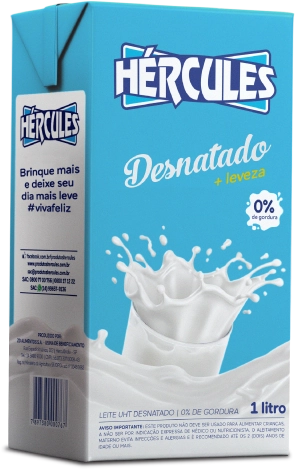 Leite L Vida 1l Desnatado Hercules