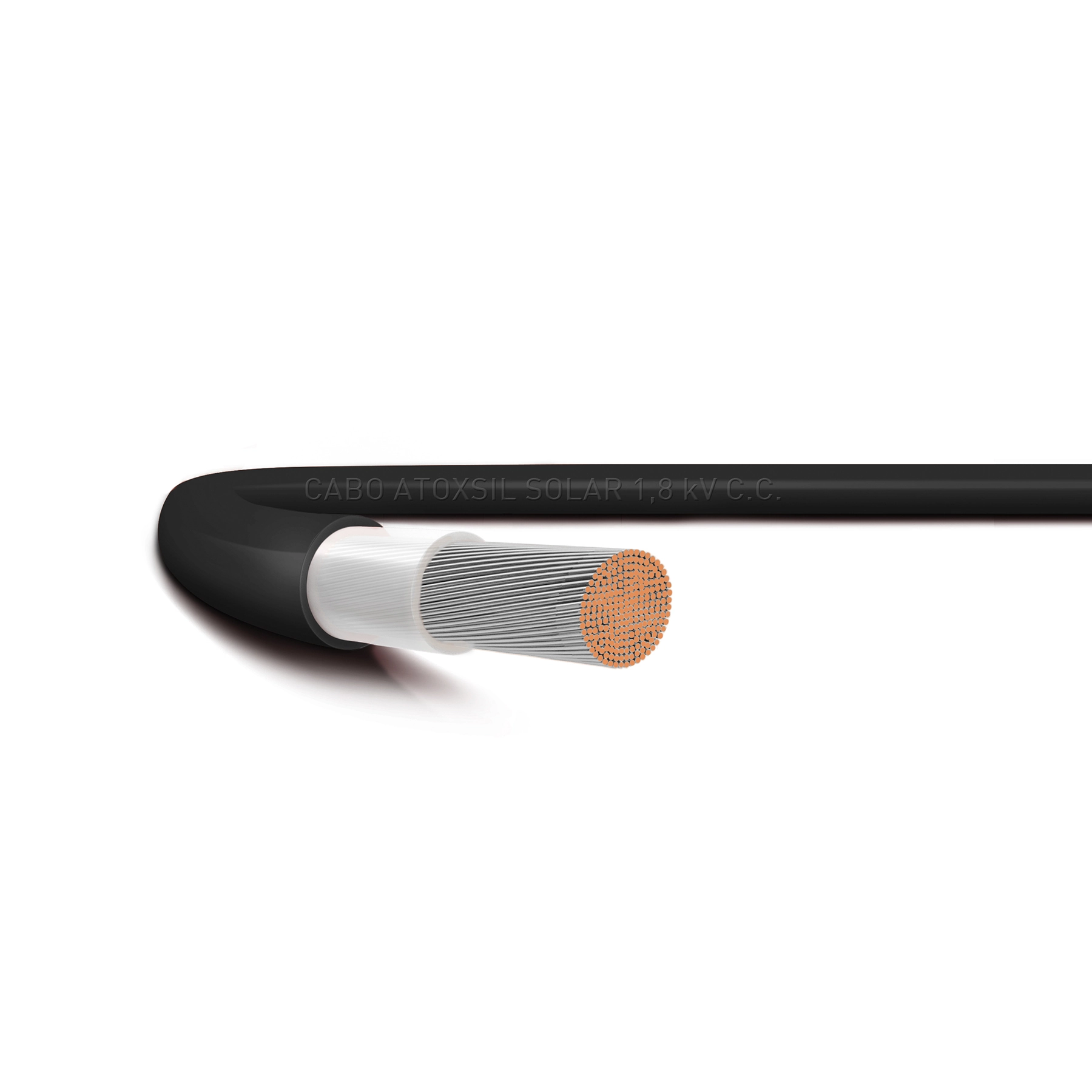 Cabo Solar 4mm Preto SIL