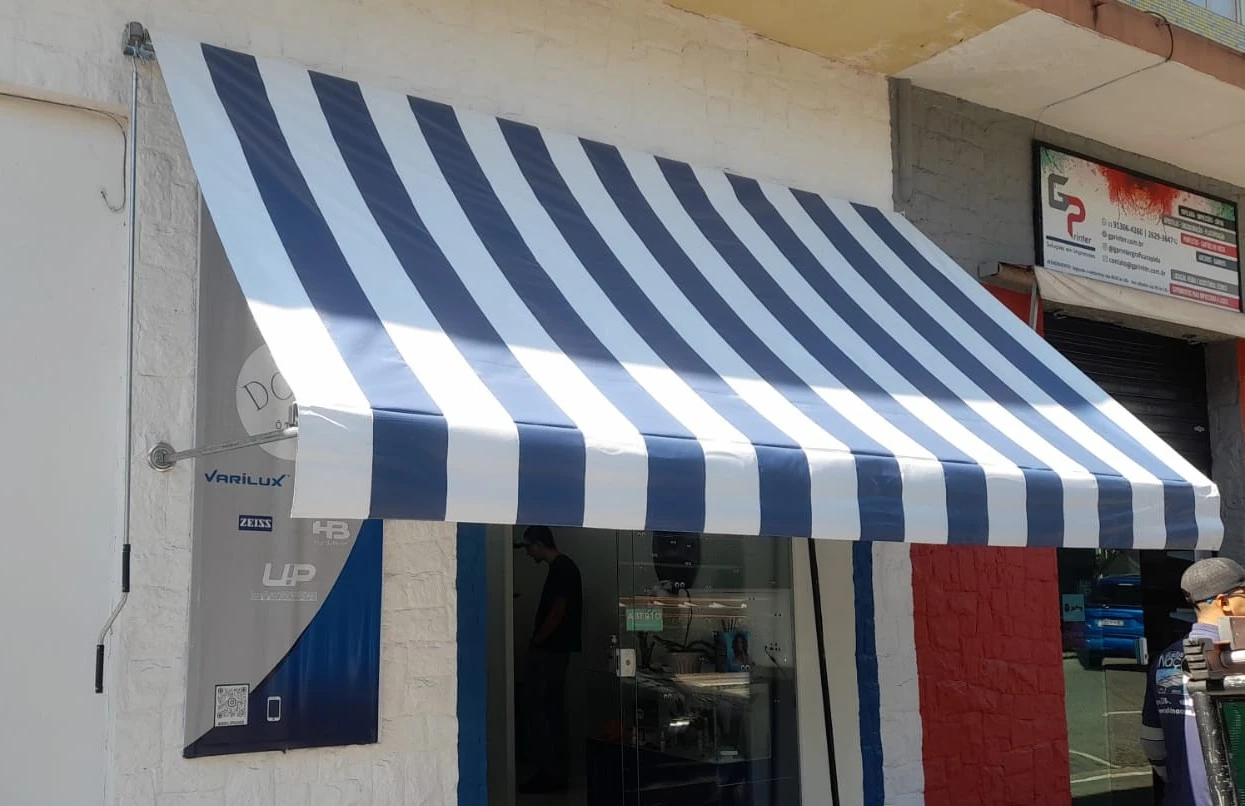 Toldo Retrátil De Braços Comercial Completo Medidas 3m X 1,20m