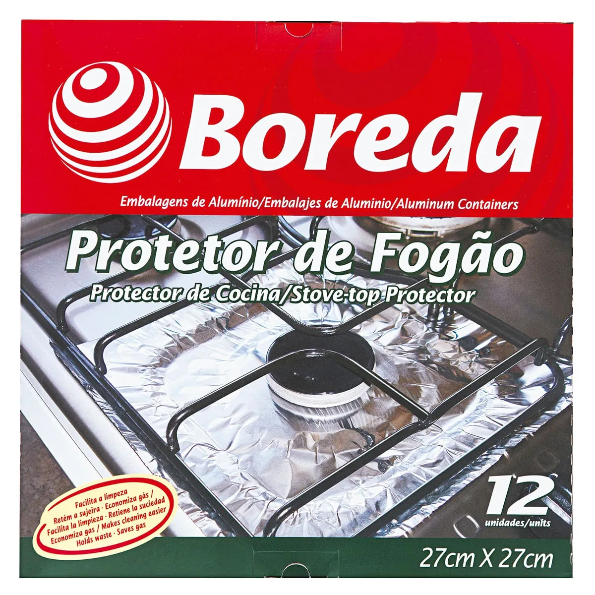 Forra Fogão Boreda 27 X 27cm 12unidade