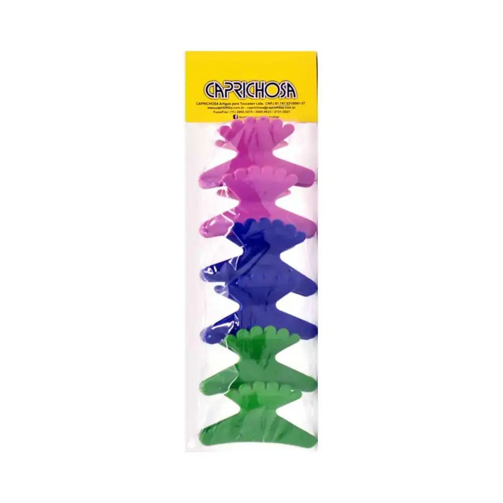 Prendedor P/cabelo Caprichosa Sorriso Grande 6un