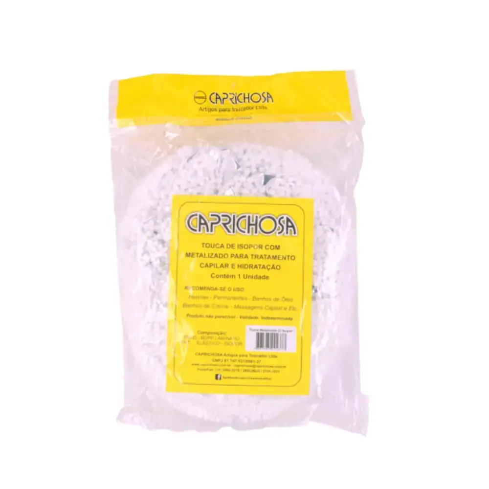 Touca Metalizada Caprichosa C/isopo