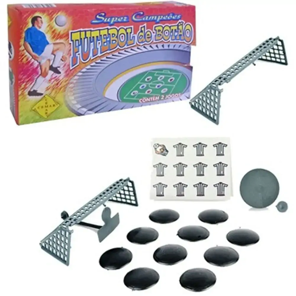 Jogo Futebol De Botao Luxo Cemar