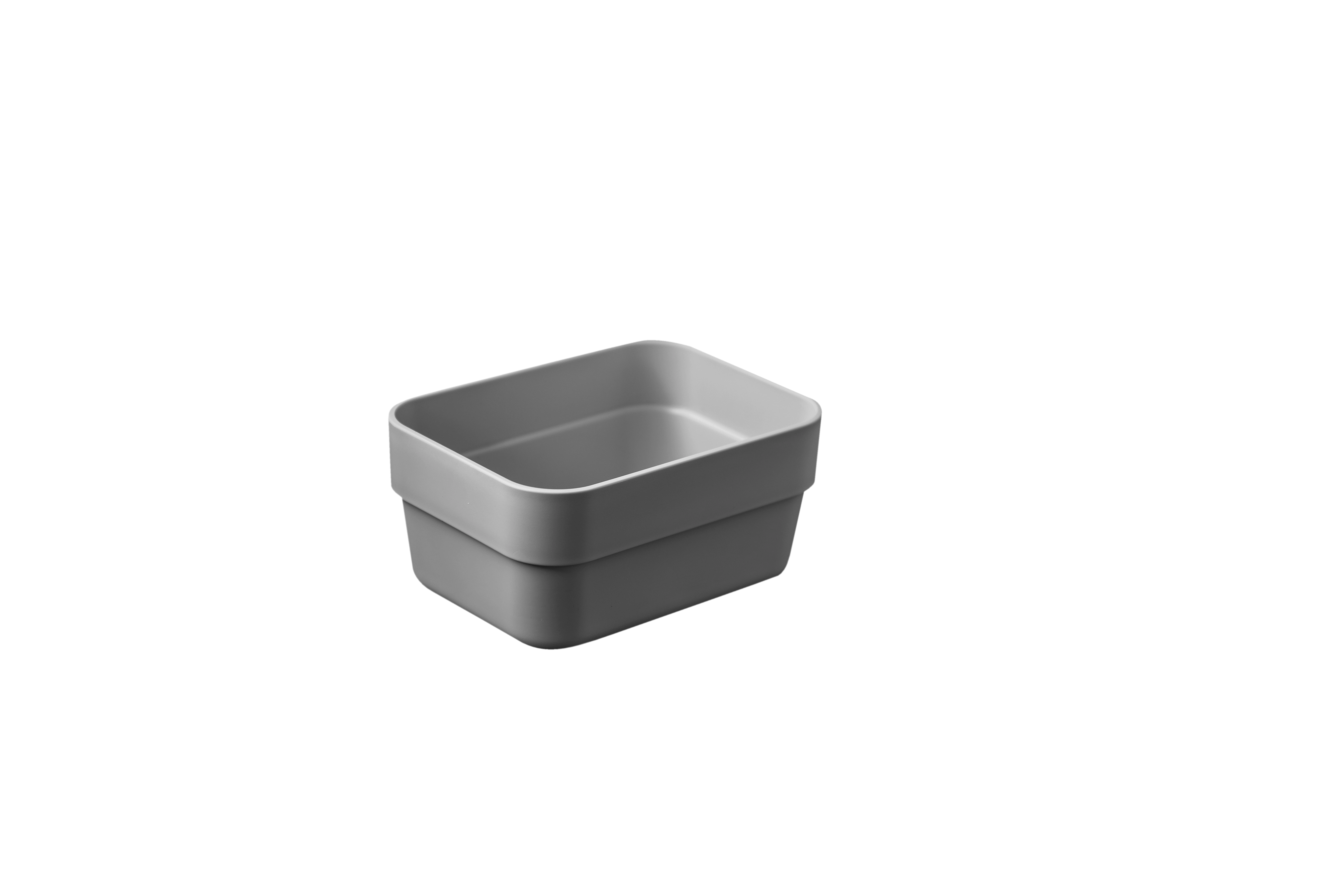 Organizador de Gavetas Logic Tam. Mini em Polipropileno Chumbo - OU