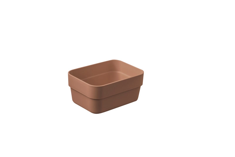 Organizador De Gavetas Logic Mini Terracota Ou