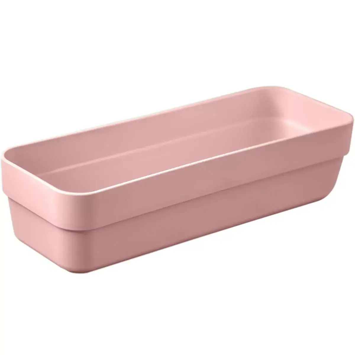 Organizador De Gavetas Porta Lápis Organizador Multiuso Make Rosa Quartzo