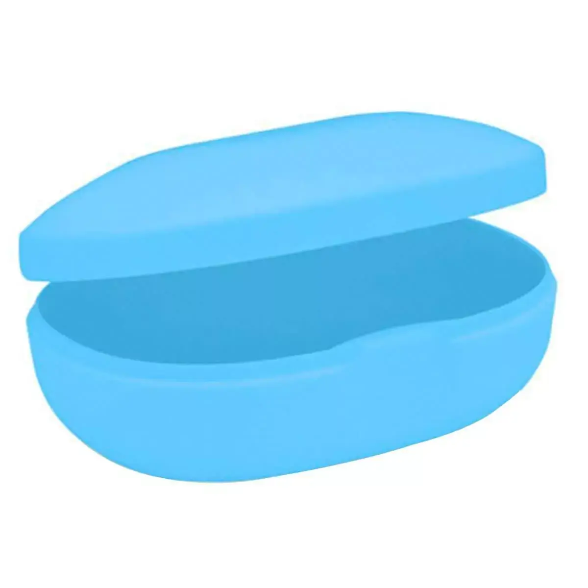 Saboneteira Para Viagem Bolsa Academia Porta Sabonete Barra Azul