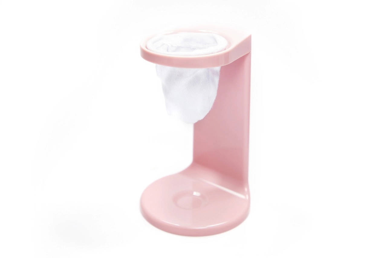 Passador De Café Individual Mini Coador De Café De Pano 17cm Rosa
