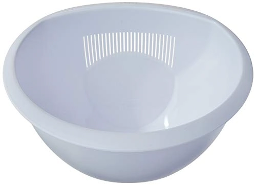 Lava Arroz Escorredor Água Legumes Verduras Polipropileno OU Branco