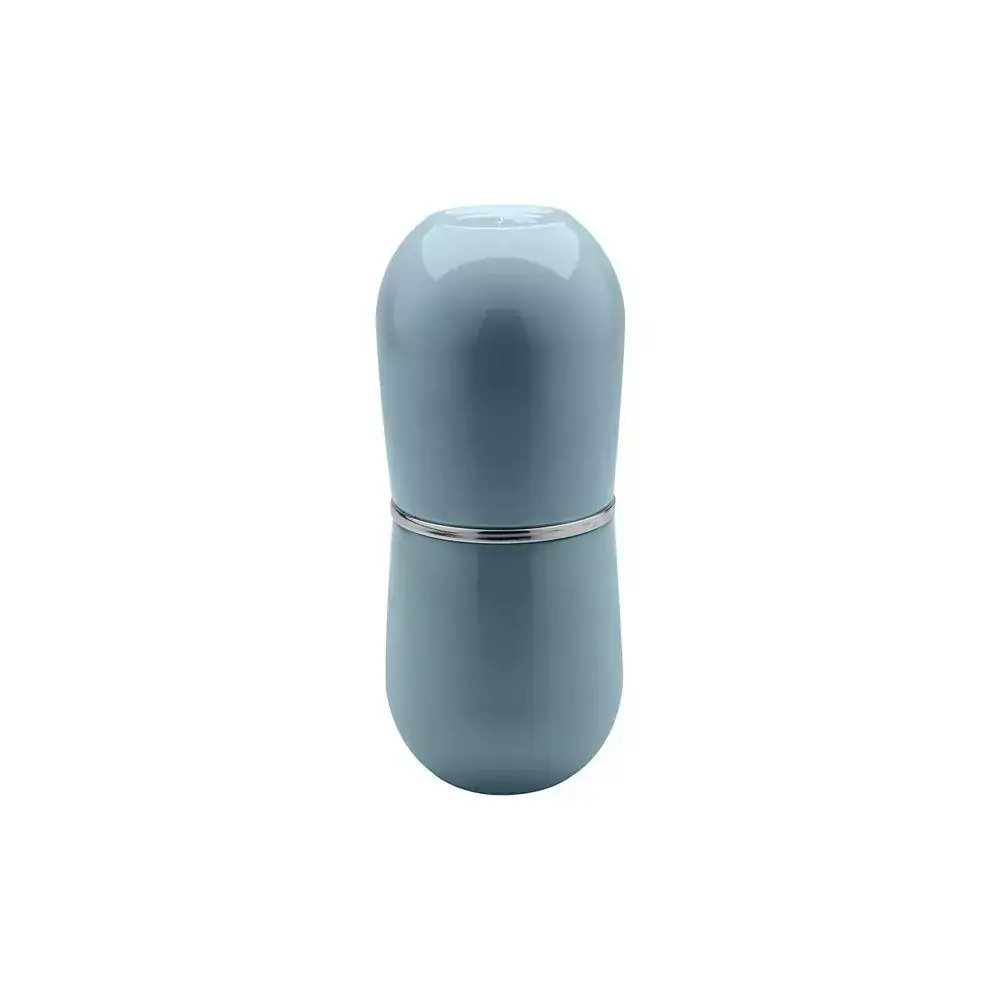 Porta Escovas E Pasta Cromo Belly com Tampa Ou Martiplast