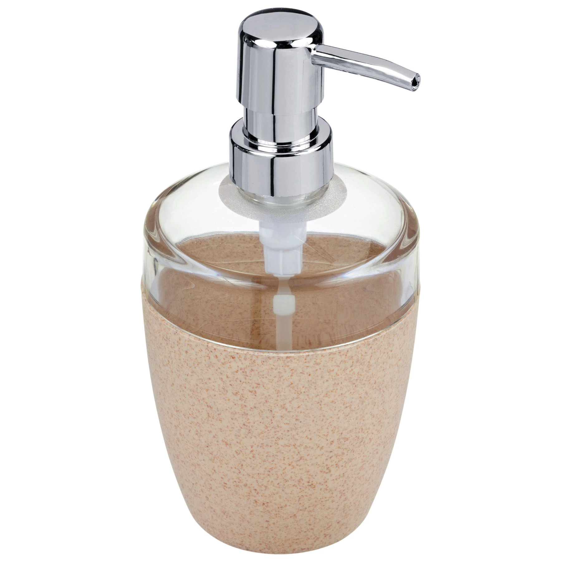 Suporte Porta Sabonete Líquido Saboneteira 400ml Marfim